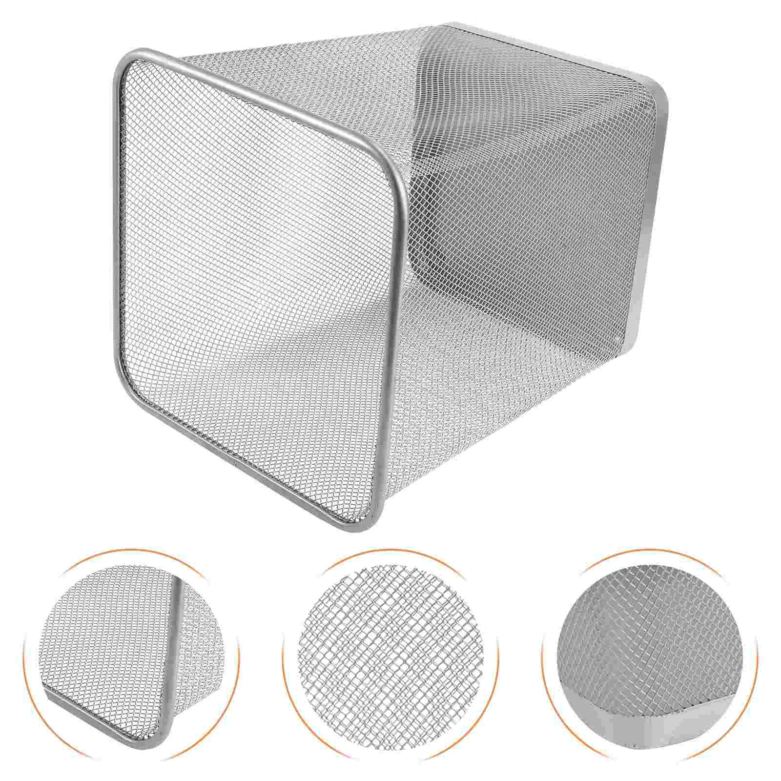 Vintage Metal Trash Can Office Black Desk Mesh Recycling Bin Iron Wastepaper Basket
Vintage Metal Trash Can Office Black Desk Mesh Recycling Bin Iron Wastepaper Basket