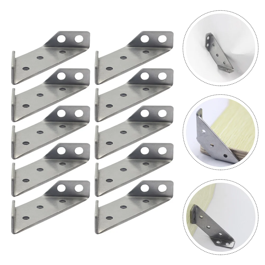 

Corner Code Metal Shelf Heavy Duty Angle Brackets Trapezoid Stainless Steel Brace Braces For Furniture Accessories