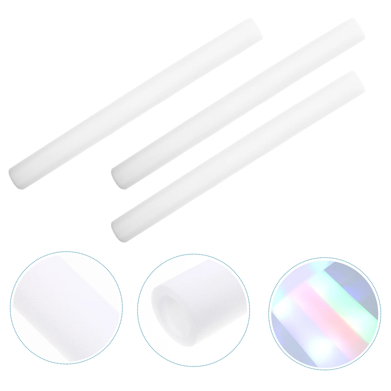 

10pcs Concert Foams Glow Sticks Fluorescent Light Sticks Glow In The Dark Accessories