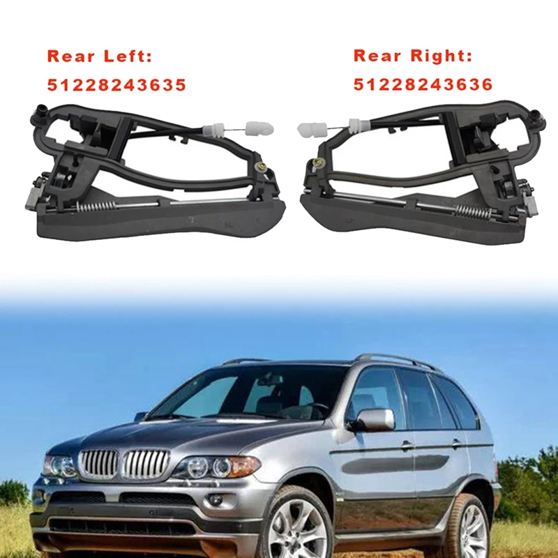 1Pair 51228243635 51228243636 Car Exterior Door Handle Bracket For BMW X5 E53 Rear Door Puller Carrier Inner Outside
1Pair 51228243635 51228243636 Car Exterior Door Handle Bracket For BMW X5 E53 Rear Door Puller Carrier Inner Outside