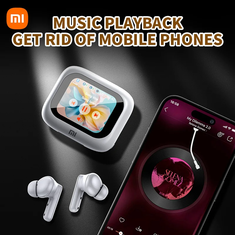Xiaomi E18 Pro TWS Wireless Earphone Bluetooth Headphone Large Screen Touch Noise Reduction Earbuds Color Screen A8 Smart Screen
Xiaomi E18 Pro TWS Wireless Earphone Bluetooth Headphone Large Screen Touch Noise Reduction Earbuds Color Screen A8 Smart Screen