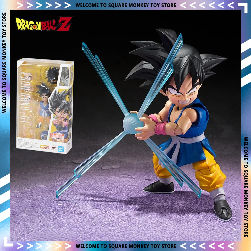 Original Bandai Dragon Ball Figure Son Goku SHF GT S.H.Figuarts Goku Anime Action Figures PVC Model Doll Kid Toy Ornament Gift
Original Bandai Dragon Ball Figure Son Goku SHF GT S.H.Figuarts Goku Anime Action Figures PVC Model Doll Kid Toy Ornament Gift