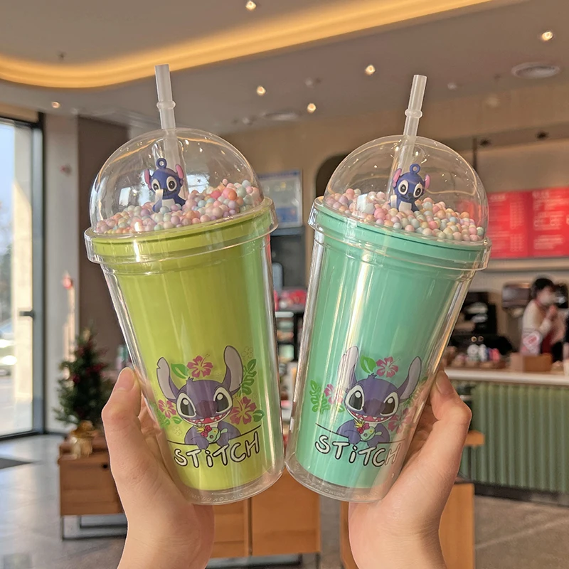 450Ml Disney Kawaii Stitch Straw Cup Double-Layer Plastic Cup Adult/children Portable Water Cup Milk Tea Juice Cup Birthday Gift
450Ml Disney Kawaii Stitch Straw Cup Double-Layer Plastic Cup Adult/children Portable Water Cup Milk Tea Juice Cup Birthday Gift