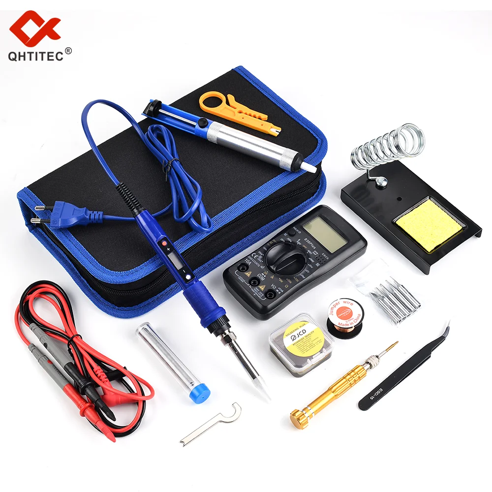 Soldering Iron With Digital Multimeter Adjustable Temperature 110V/220V Ceramic Heater Soldering Tips Rework Welding Tools
Soldering Iron With Digital Multimeter Adjustable Temperature 110V/220V Ceramic Heater Soldering Tips Rework Welding Tools