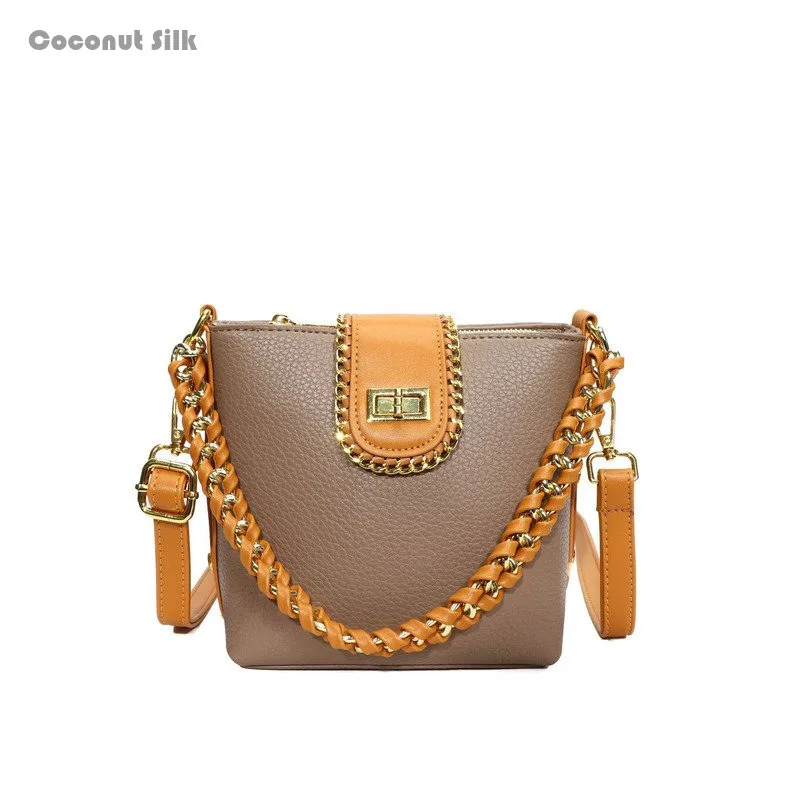 

CoCoS 2024 Summer New Fashionable and Individualized Charm, Gorgeous Bucket Chain Versatile Women's Shoulder Bag Crossbody Bag