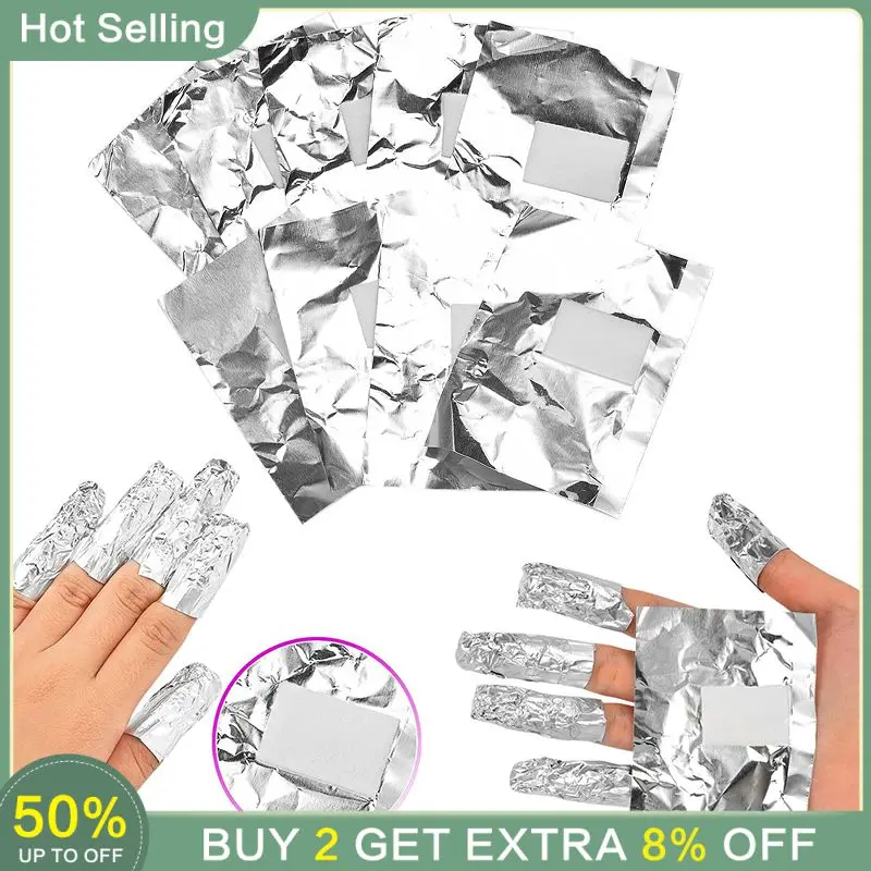 

Aluminium Foil Remover Wraps Nail Cleaning Gel Nail Polish Remover Nail Accessories Nail Art Soak Off Nail Towel Manicure Tool