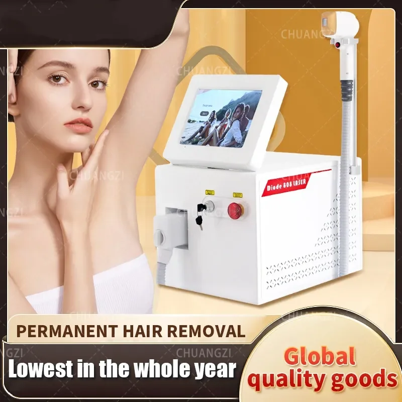 

2000W 3 Wavelength 808 Diode Hair Removal Machine Professional Ce Approval Eos-Ice 755nm 808nm 1064nm Hair Remove Salon