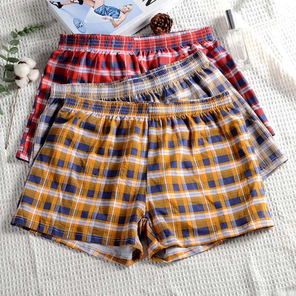 Sexy Fashion Men Plaid Cotton Flat Boxers Seamless Boxer Briefs Pouch Underwear Beachwear Shorts Trunks Underpants
Sexy Fashion Men Plaid Cotton Flat Boxers Seamless Boxer Briefs Pouch Underwear Beachwear Shorts Trunks Underpants