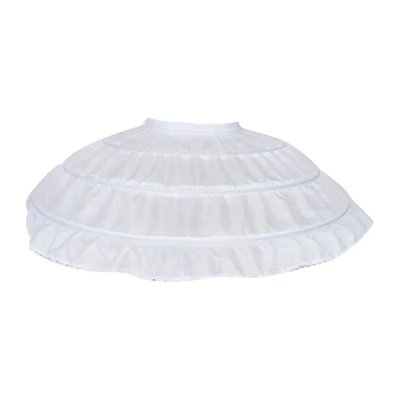 Children Girls 3 Steel Hoops White Petticoat Wedding Gown Dress Underskirt Elast
Children Girls 3 Steel Hoops White Petticoat Wedding Gown Dress Underskirt Elast