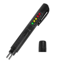 Brake Fluid Tester Portable Liquid Testing Pen with 5 LED Indicators for DOT3 DOT4 Vehicle Automotive Moisture Tester
Brake Fluid Tester Portable Liquid Testing Pen with 5 LED Indicators for DOT3 DOT4 Vehicle Automotive Moisture Tester