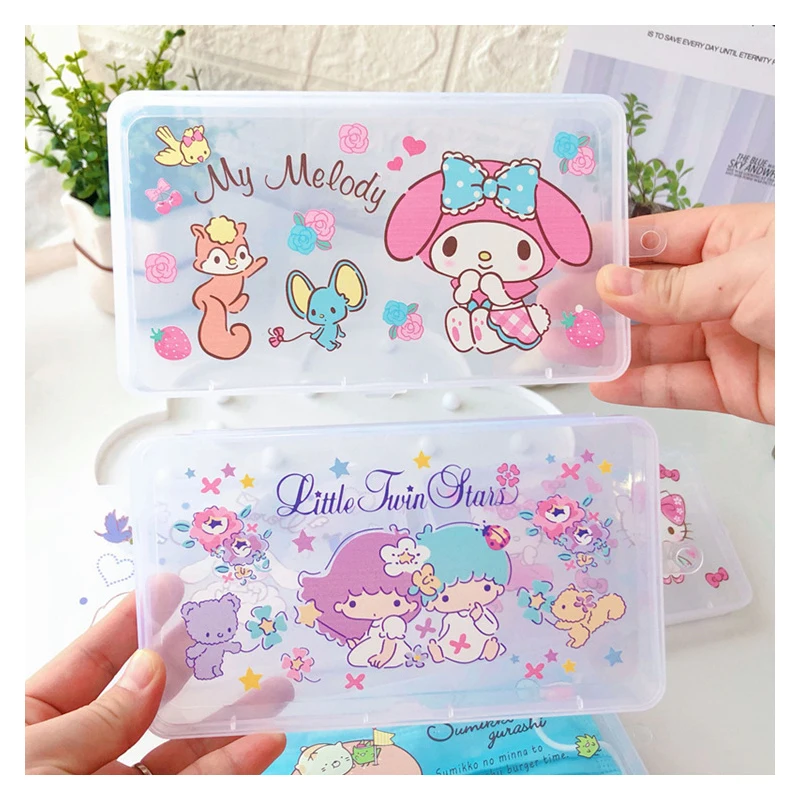 Kawaii Sanrios Kuromi Cinnamoroll My MelodyCartoon Cute Mask Storage Box Portable Mask Packaging Box Dustproof Mask Storage Case
Kawaii Sanrios Kuromi Cinnamoroll My MelodyCartoon Cute Mask Storage Box Portable Mask Packaging Box Dustproof Mask Storage Case