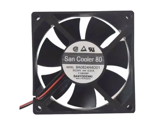 Двухпроводный Вентилятор охлаждения сервера Sanyo Denki 9A0824H4D01 DC 24V 0.07A 80x80x25 мм
Двухпроводный Вентилятор охлаждения сервера Sanyo Denki 9A0824H4D01 DC 24V 0.07A 80x80x25 мм