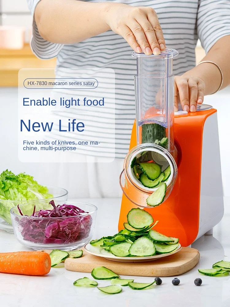 Electric vegetable cutting artifact home kitchen multi-functional cucumber potato shredder slicer grater
Electric vegetable cutting artifact home kitchen multi-functional cucumber potato shredder slicer grater