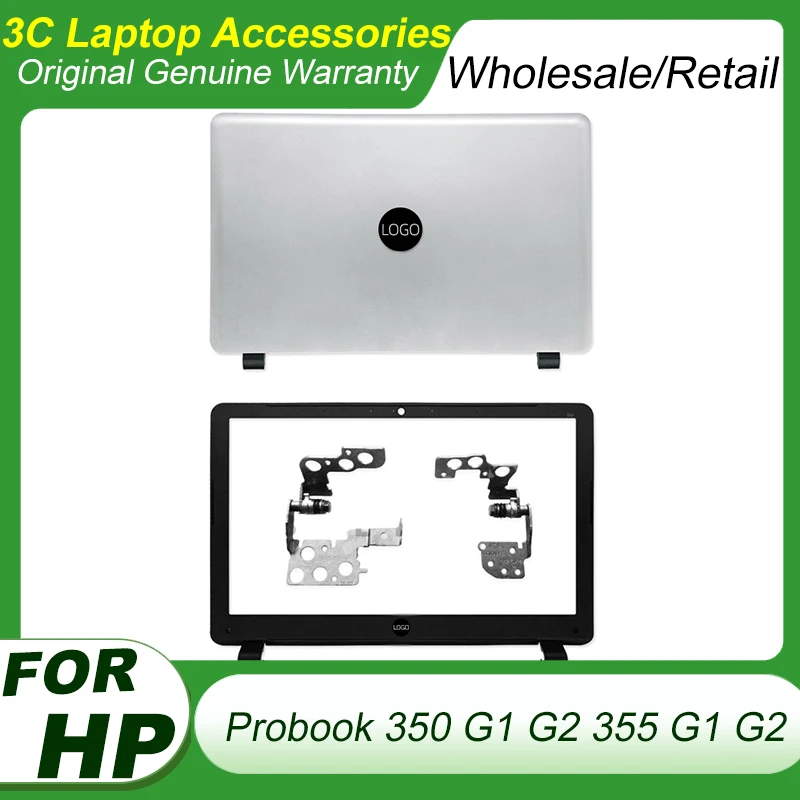 New Laptop LCD Back Cover/LCD Front Bezel/Hinges For HP Probook 350 G1 G2 355 G1 G2 758055-001 Top Lid Silver Case Replace Part
New Laptop LCD Back Cover/LCD Front Bezel/Hinges For HP Probook 350 G1 G2 355 G1 G2 758055-001 Top Lid Silver Case Replace Part