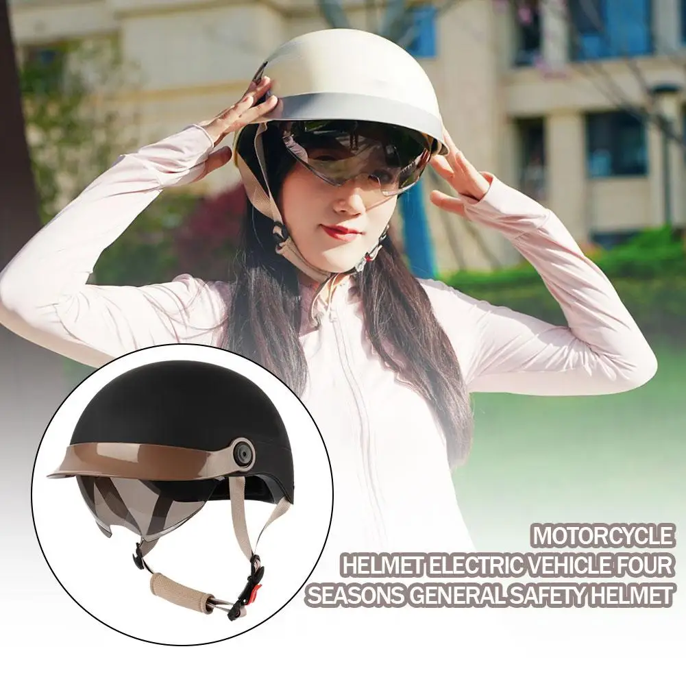 Шлем в стиле ретро для мужчин, аккумуляторный, для электролокомотива, классический, всесезонный, для мотоцикла, Ve O5f9 
Шлем в стиле ретро для мужчин, аккумуляторный, для электролокомотива, классический, всесезонный, для мотоцикла, Ve O5f9