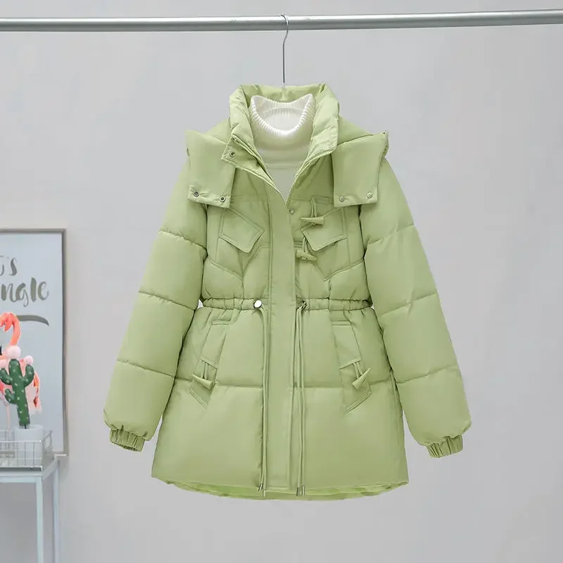 Cotton Jacket Women's Mid Length 2023 New Winter Coat Korean Version Fashion Parka Loose Female Clothing
Cotton Jacket Women's Mid Length 2023 New Winter Coat Korean Version Fashion Parka Loose Female Clothing