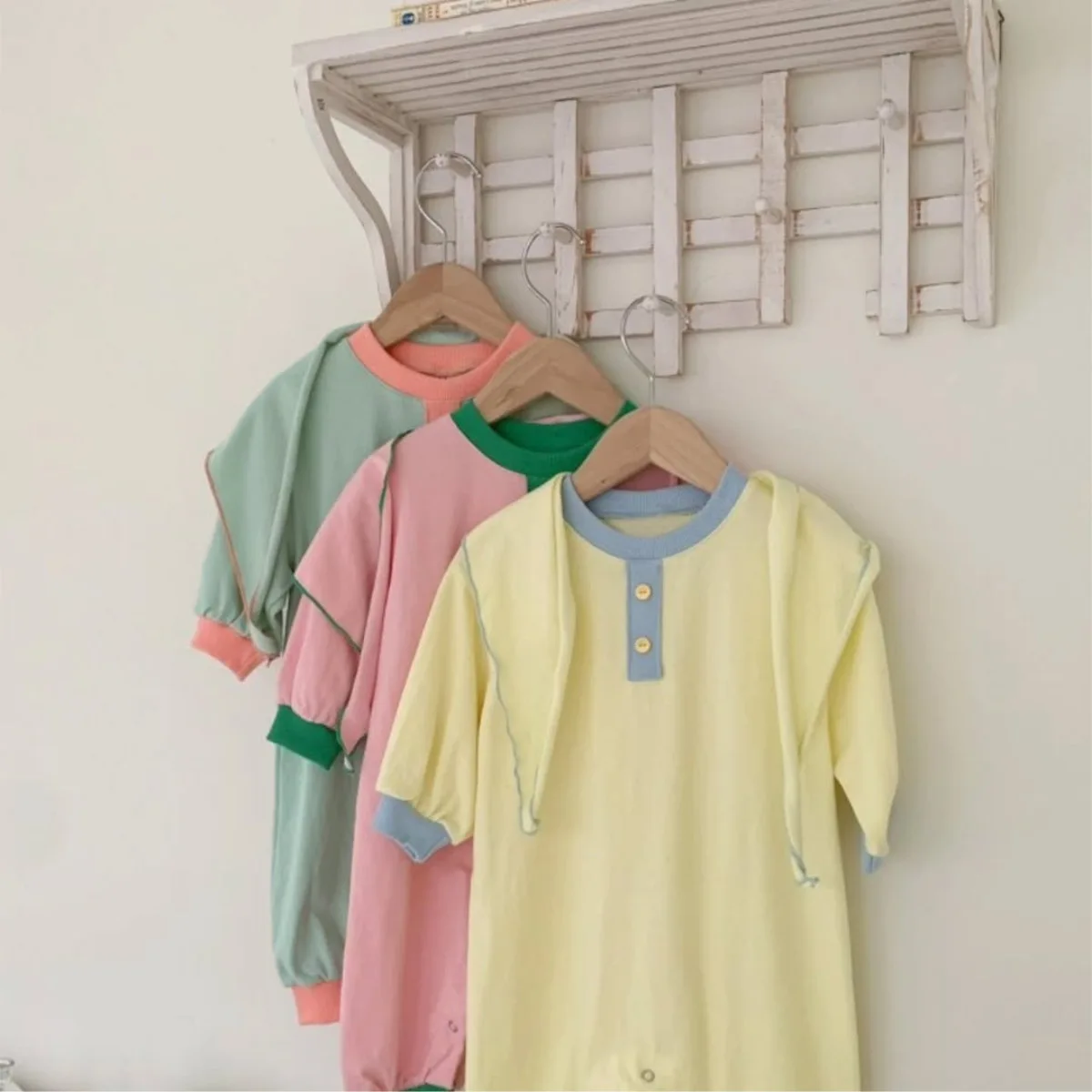 2025 Autumn New Baby Long Sleeve Romper + Shawl Cotton Infant Boy Girl Solid Casual Jumpsuit Newborn Toddler Clothes 0-24M 4 Sdcd4067683054dd1aa7937a737594279A