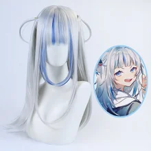 Hololive English Virtual YouTuber - Gawr Gura Cosplay Wig Cute Silver Gradient Wig Heat Resistant Synthetic Hair Anime Wigs
Hololive English Virtual YouTuber - Gawr Gura Cosplay Wig Cute Silver Gradient Wig Heat Resistant Synthetic Hair Anime Wigs