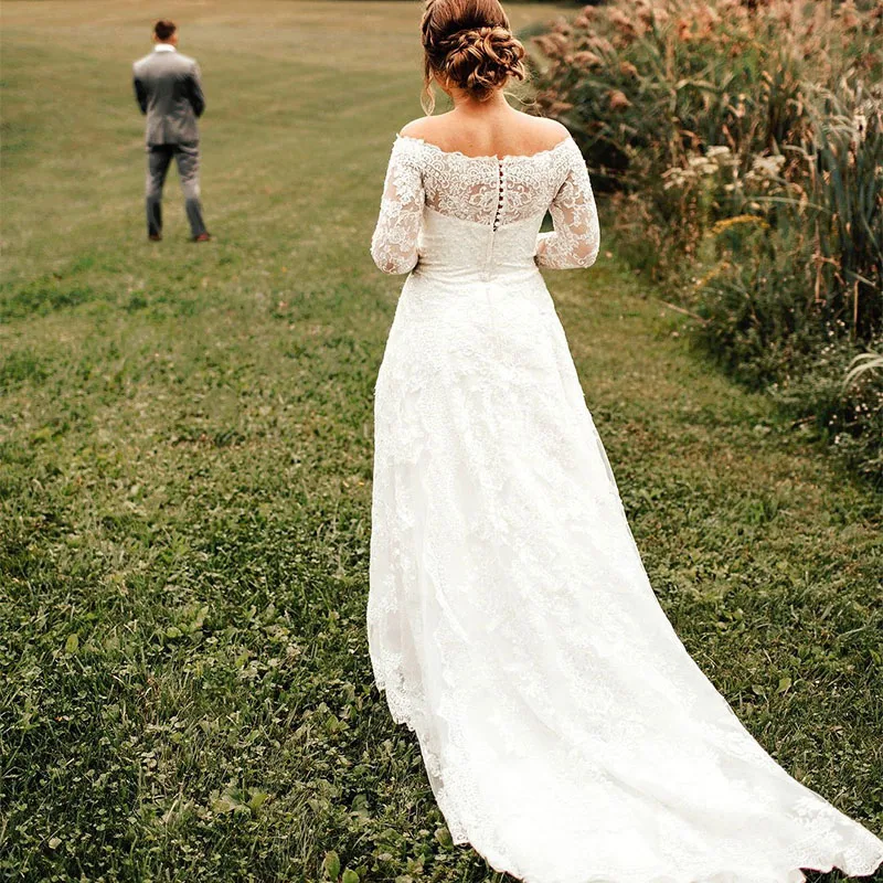 FATAPAESE Bohemian Boho Wedding Dress Long Sleeves Back Bottons Simple Elegant Party Dresses Chiffon A Line Train Bridal Gown
FATAPAESE Bohemian Boho Wedding Dress Long Sleeves Back Bottons Simple Elegant Party Dresses Chiffon A Line Train Bridal Gown