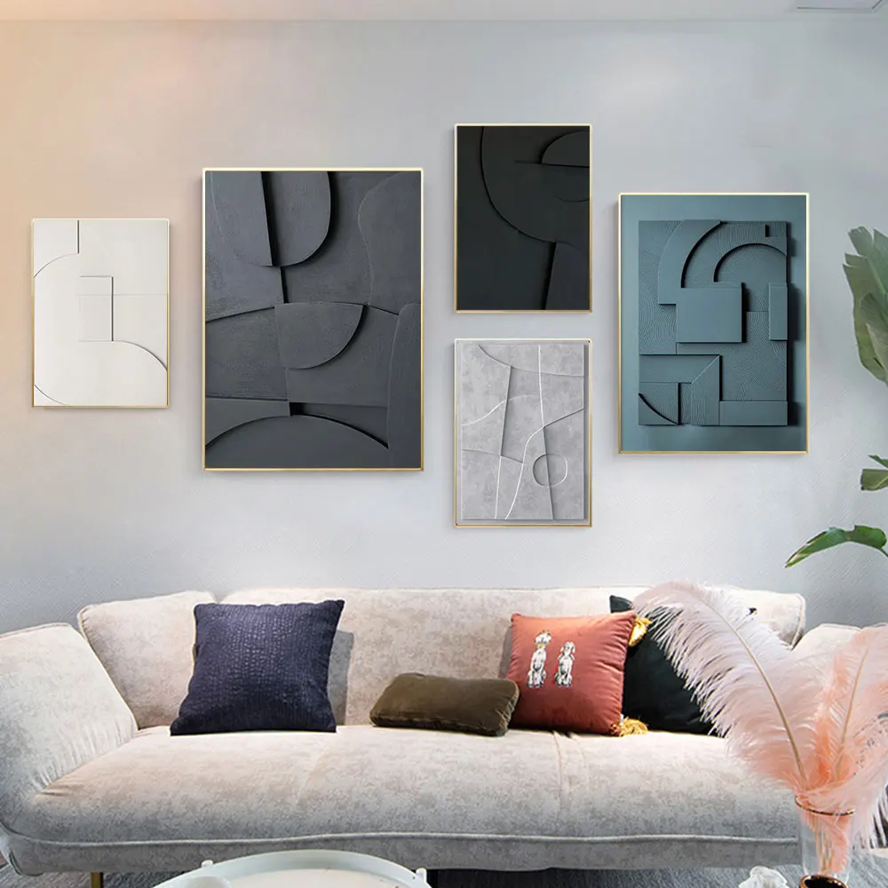 Abstract Black And White Texture 3D Geometry Art Poster Print Canvas Painting Wall Art Modern Minimal Pictures Room Home
Abstract Black And White Texture 3D Geometry Art Poster Print Canvas Painting Wall Art Modern Minimal Pictures Room Home