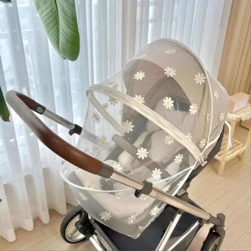 

Universal Baby Stroller Mosquito Net Full Cover Summer Mosquito Cover Insect Shield Protection Pram Stroller Accessories 40×80cm