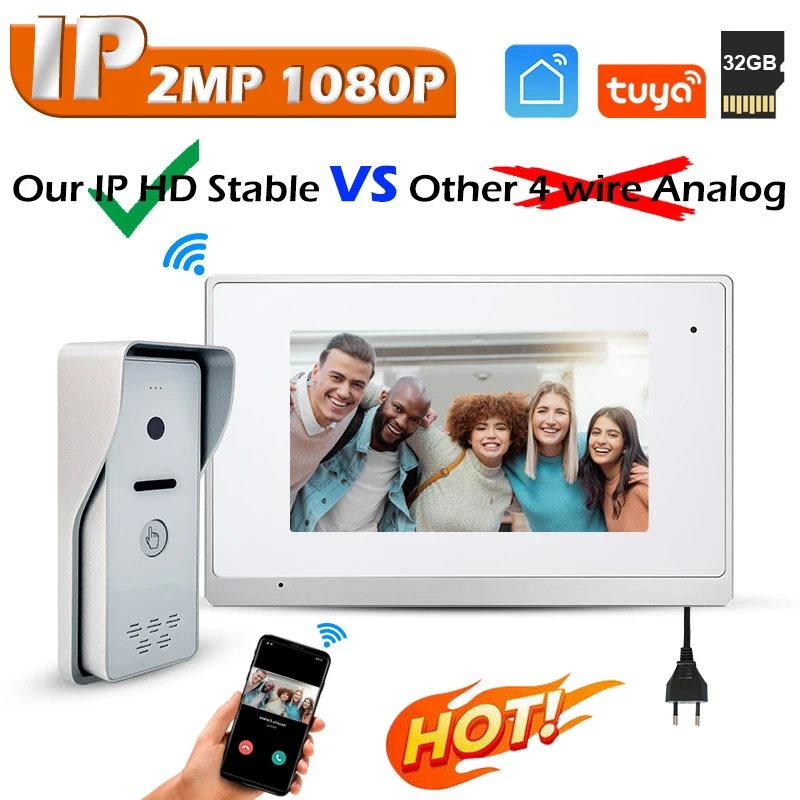 China Factory 1080P 2MP Villa Kit Wifi Mobile Tuya Intercom Smart Life Security for Your Home Wide Angle HD Camera
China Factory 1080P 2MP Villa Kit Wifi Mobile Tuya Intercom Smart Life Security for Your Home Wide Angle HD Camera