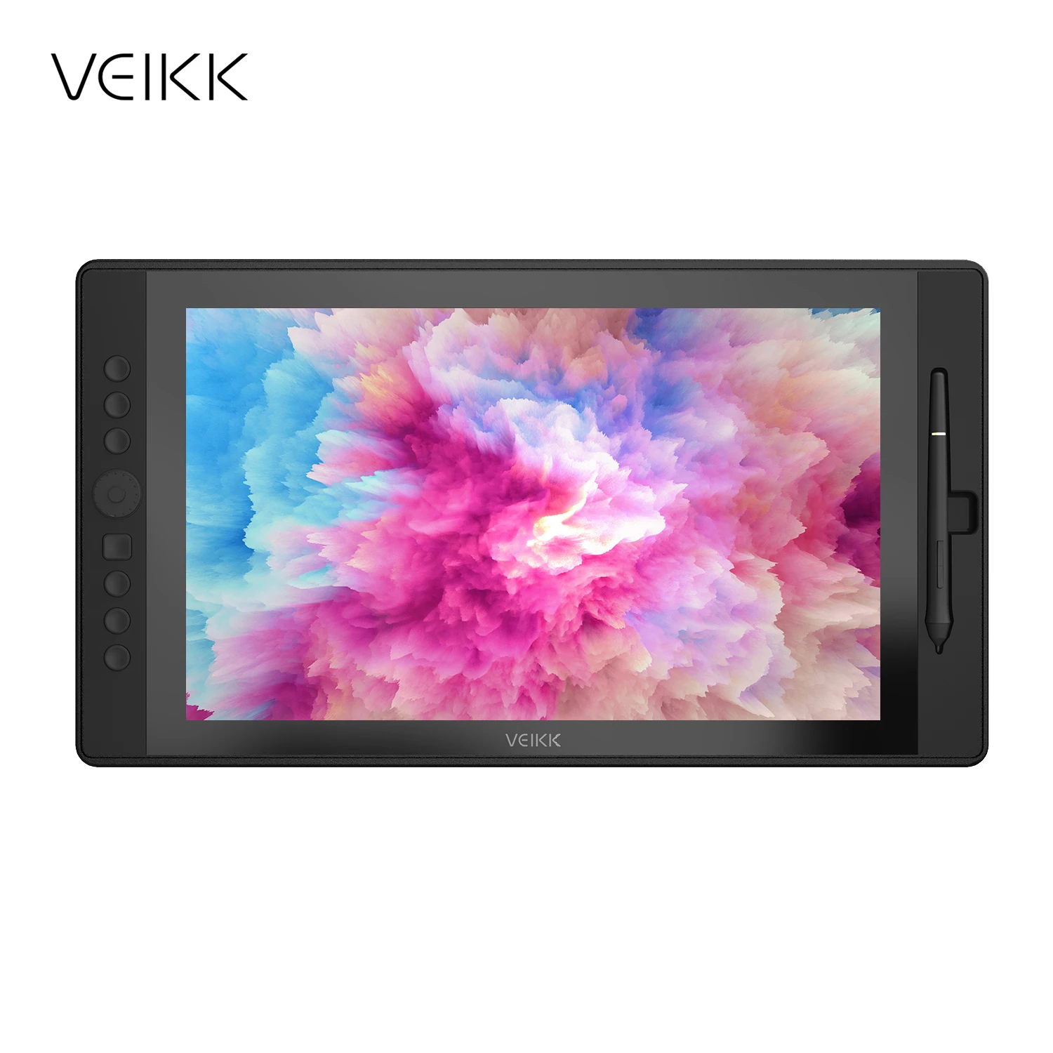 

VEIKK VK1560 15.6 Inches IPS HD Graphics Drawing Tablet Monitor for Painting & Writing with 8192 Levels Battery-free Pen