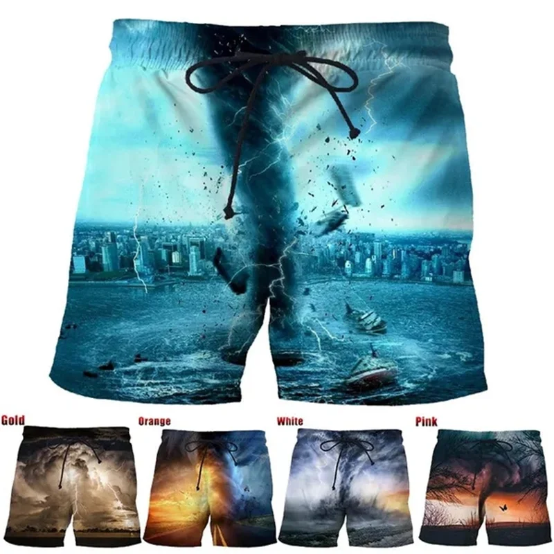 2023 Best Selling Holiday Men's Beach Shorts Fashion Tornado 3D Print Streetwear Oversized Short Pants Casual Outdoor Swimsuit
2023 Best Selling Holiday Men's Beach Shorts Fashion Tornado 3D Print Streetwear Oversized Short Pants Casual Outdoor Swimsuit