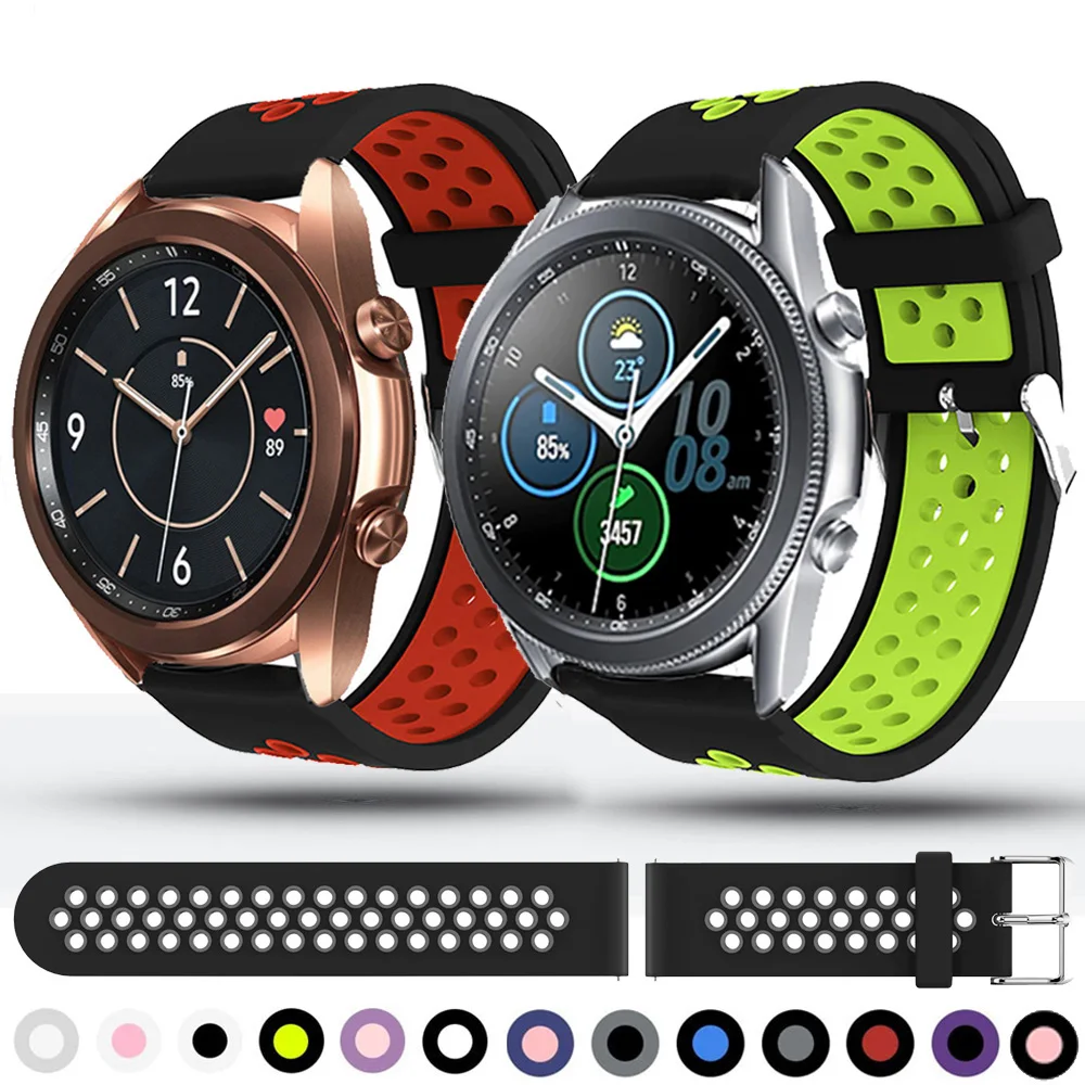Ремешок силиконовый для Samsung Galaxy Watch 3 45 мм 41 мм, спортивный браслет для наручных часов 20 мм 22 мм, Galaxy Watch 42/46 мм Active 2
Ремешок силиконовый для Samsung Galaxy Watch 3 45 мм 41 мм, спортивный браслет для наручных часов 20 мм 22 мм, Galaxy Watch 42/46 мм Active 2