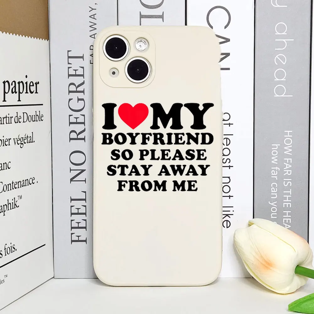 Cute Funny I Love My Girlfriend Phone Case for IPhone 11 12 13 14 15 16 Pro Max Mini X XS 7 8Plus Soft Cover Couple Paired Coque Cute Funny I Love My Girlfriend Phone Case for IPhone 11 12 13 14 15 16 Pro Max Mini X XS 7 8Plus Soft Cover Couple Paired Coque