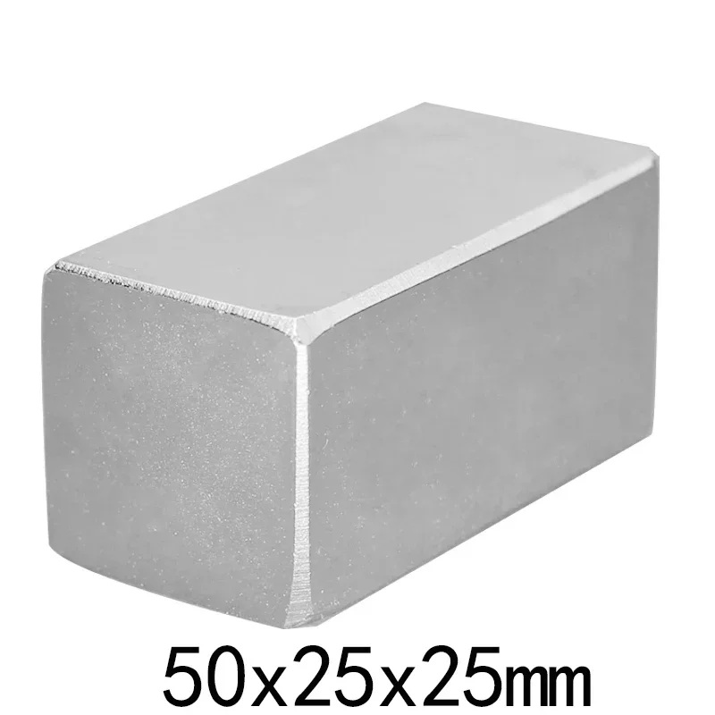 1/2/3PCS 50x25x25mm N35 Super Strong Neodymium Magnets Block Permanent Magnet 50x25x25 mm NdFeB Powerful Magnetic 50*25*25mm
1/2/3PCS 50x25x25mm N35 Super Strong Neodymium Magnets Block Permanent Magnet 50x25x25 mm NdFeB Powerful Magnetic 50*25*25mm