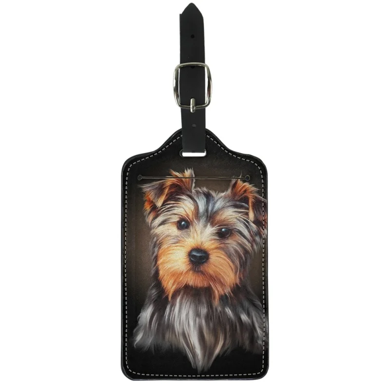 Twoheartsgirl Cute Yorkshire Terrier Dog Printed Suitcase Tag Handbag Portable PU Lable Luggage Name Tags Essential Accessories
Twoheartsgirl Cute Yorkshire Terrier Dog Printed Suitcase Tag Handbag Portable PU Lable Luggage Name Tags Essential Accessories