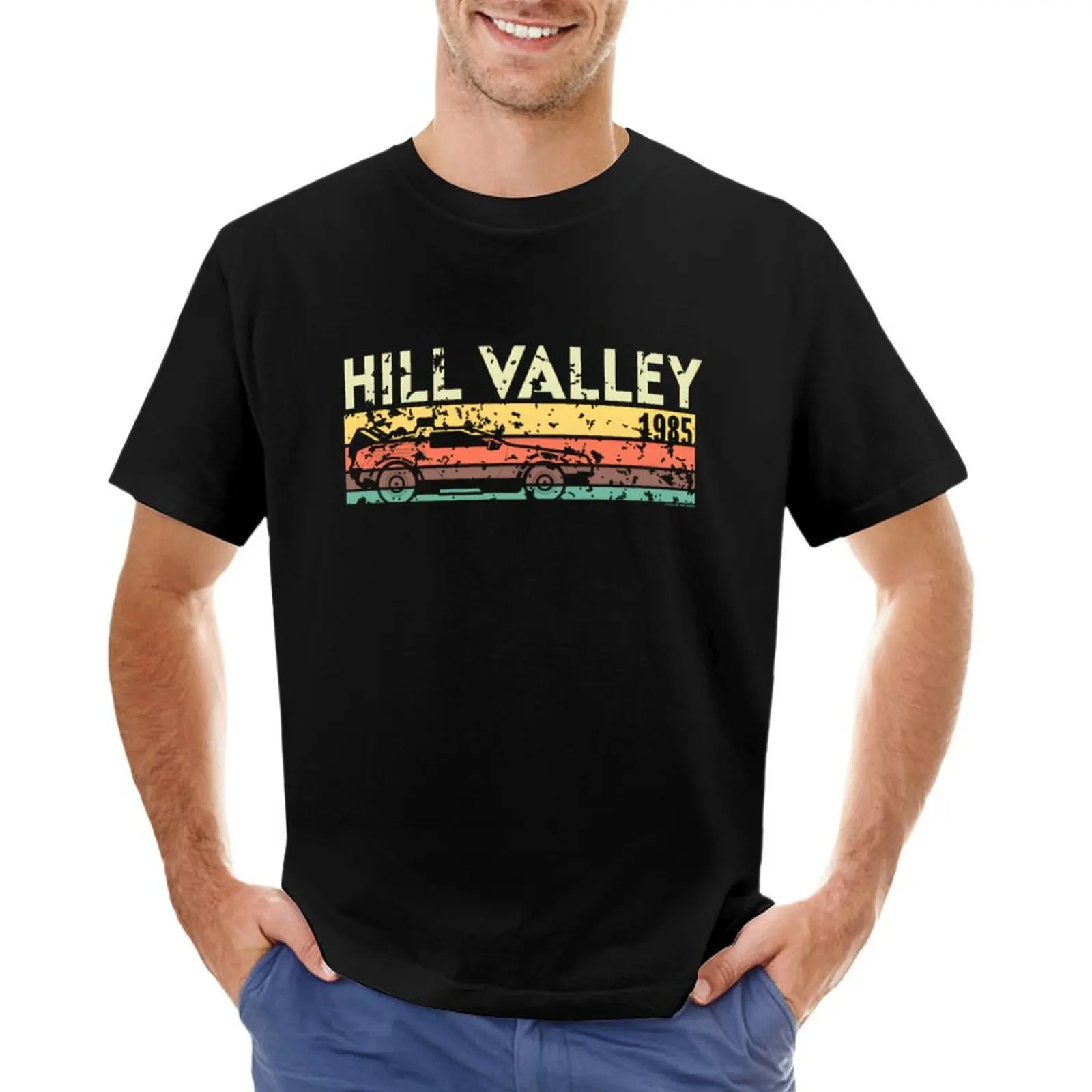 

Back To The Future - Hill Valley 1985 T-Shirt black t shirt plus size t shirts sublime t shirt Men's long sleeve t shirts