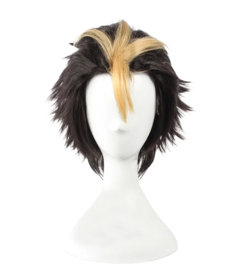 Anime Haikyuu!! Volleyball Nishinoya Yuu Short Brown And Blonde Heat Resistant Cosplay Wig+ Wig Cap +Keychain
Anime Haikyuu!! Volleyball Nishinoya Yuu Short Brown And Blonde Heat Resistant Cosplay Wig+ Wig Cap +Keychain