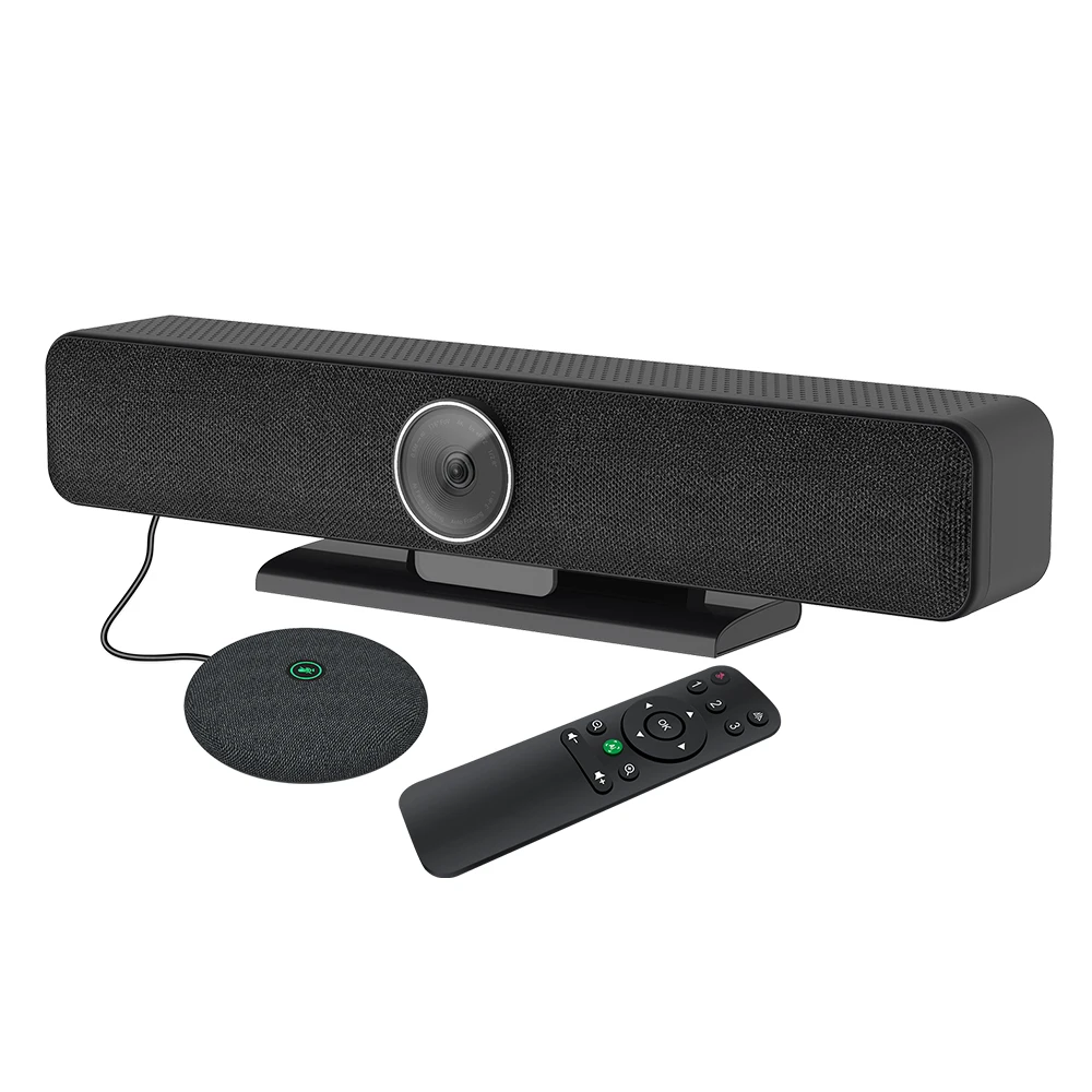 Video conference room camera 4k hd computer camera with microphone and speakerphone video conference system all in one
Video conference room camera 4k hd computer camera with microphone and speakerphone video conference system all in one