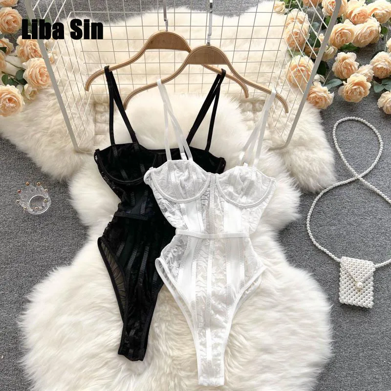 Liba Sin Women Summer Sexy Hot Girl One-Piece BodySuit Female Slim Waist All-Match Lace Underwear One-Piece Suspender Jumpsuit
Liba Sin Women Summer Sexy Hot Girl One-Piece BodySuit Female Slim Waist All-Match Lace Underwear One-Piece Suspender Jumpsuit