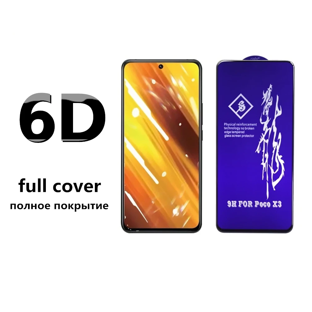 

rinbo Tempered Glass for Xiaomi Redmi Note Mi 9 SE 9T 10T 10 11 12 Lite 10s 11E 11T 12T Poco X3 NFC M3 X4 Pro F4 GT 5G Protector