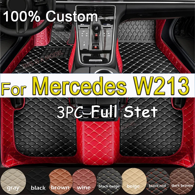 Автомобильные коврики для Mercedes W213 2017-2020, Прямая поставка, аксессуары для салона автомобиля, кожаные коврики, коврики, подкладки для ног
Автомобильные коврики для Mercedes W213 2017-2020, Прямая поставка, аксессуары для салона автомобиля, кожаные коврики, коврики, подкладки для ног