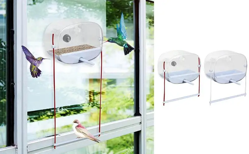 Wild Bird Feeder Oval Bird Feeder With Strong Suction Cup Transparent Pet Food Dispenser Bird Food Container Garden Supplies
Wild Bird Feeder Oval Bird Feeder With Strong Suction Cup Transparent Pet Food Dispenser Bird Food Container Garden Supplies