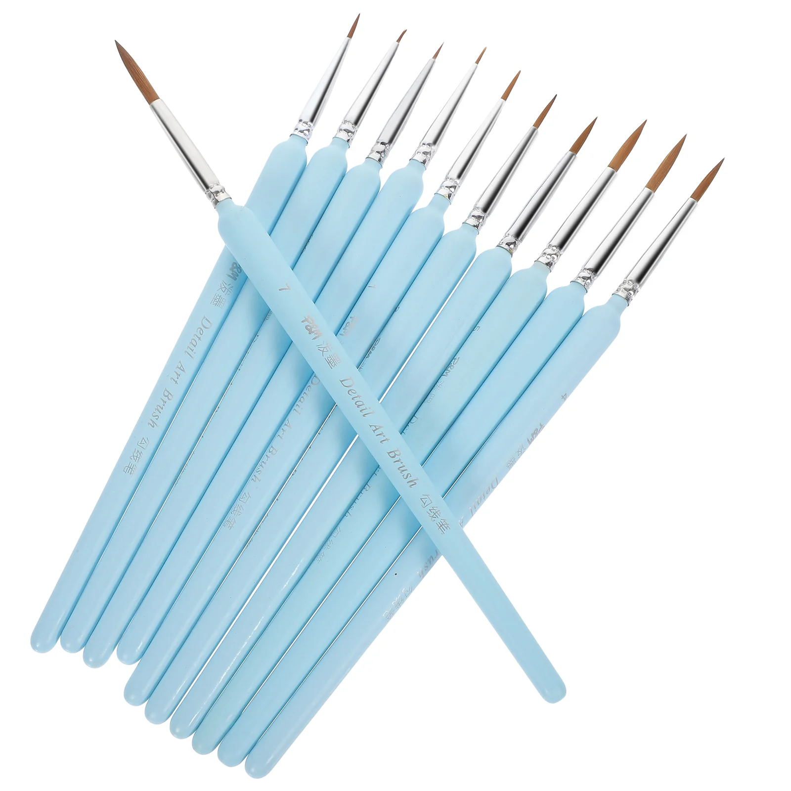 11Pcs Detail Paint Brush Set Miniature Paint Brush for Acrylic Watercolor Oil Painting
11Pcs Detail Paint Brush Set Miniature Paint Brush for Acrylic Watercolor Oil Painting