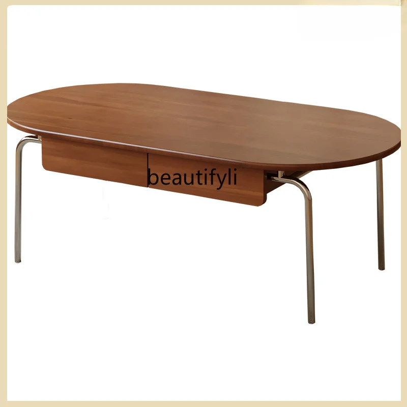 Boxwood Solid Wood Coffee Table TV Cabinet Combination Storage Simple Modern Light Luxury Mid-Ancient Oval French Retro
Boxwood Solid Wood Coffee Table TV Cabinet Combination Storage Simple Modern Light Luxury Mid-Ancient Oval French Retro