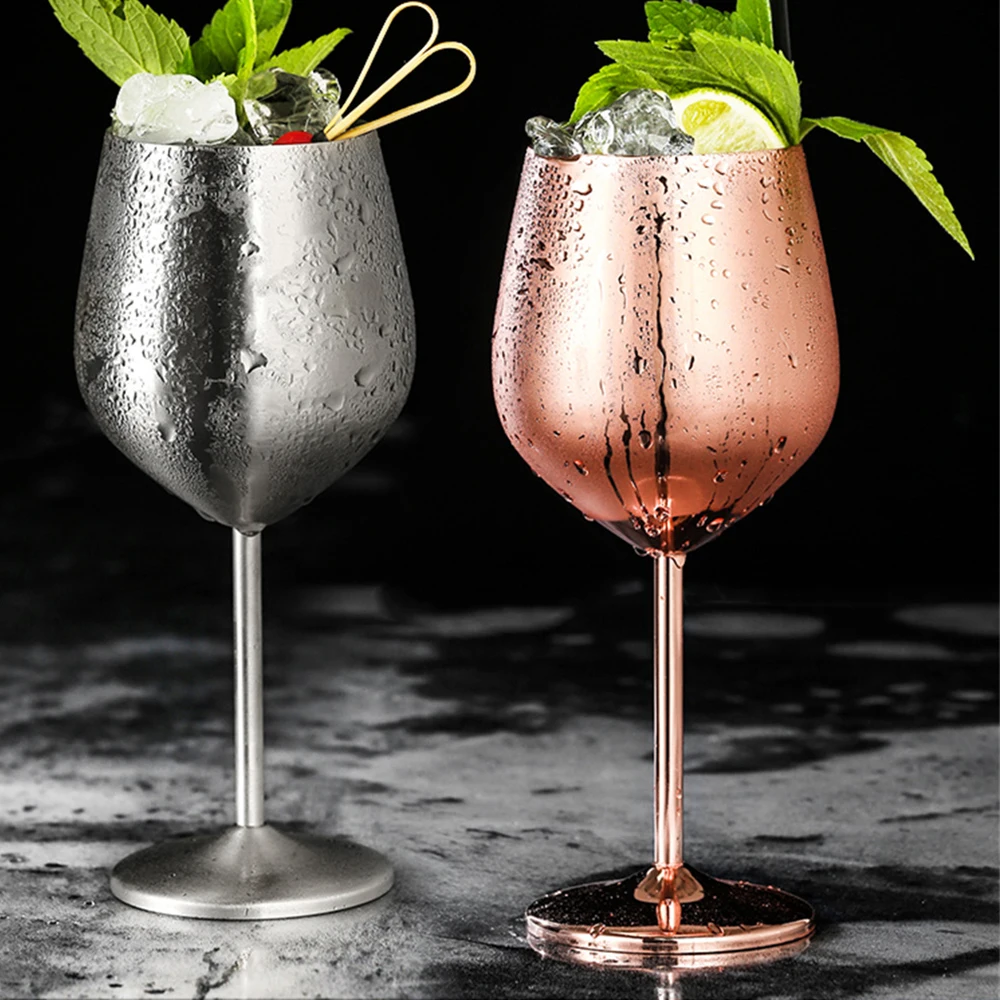 Nordic 304 Stainless Steel Cocktail Glass 500ML Tall Champagne Glass Red Wine Glass Single-layer Goblet Glass KTV Bar WineUtensi
Nordic 304 Stainless Steel Cocktail Glass 500ML Tall Champagne Glass Red Wine Glass Single-layer Goblet Glass KTV Bar WineUtensi