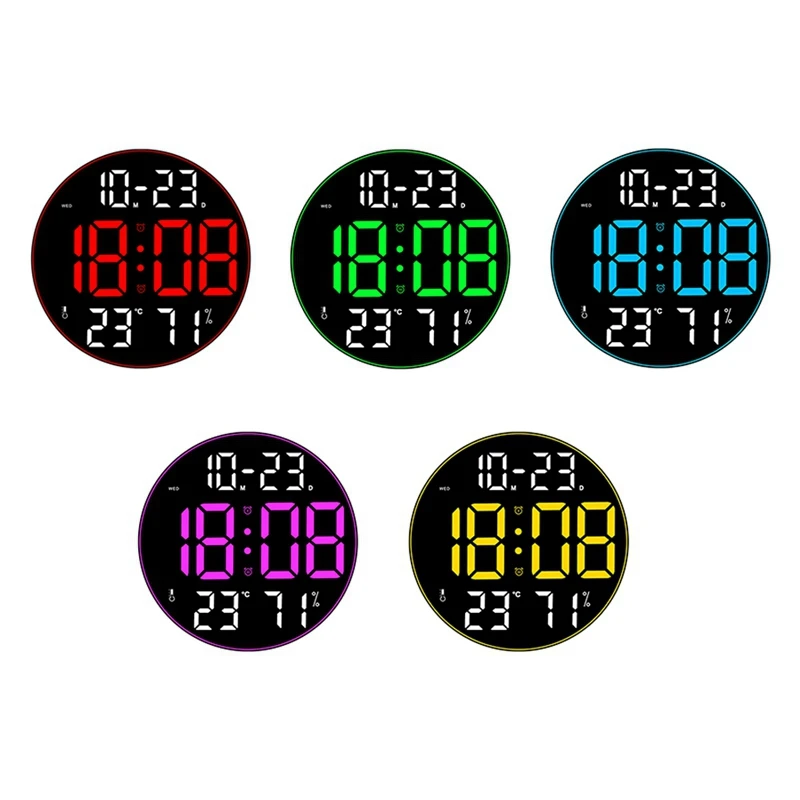 Ambient Light 12 Inch Big Screen Multifunction Clock Simple Living Room Wall Clock Durable Red
Ambient Light 12 Inch Big Screen Multifunction Clock Simple Living Room Wall Clock Durable Red