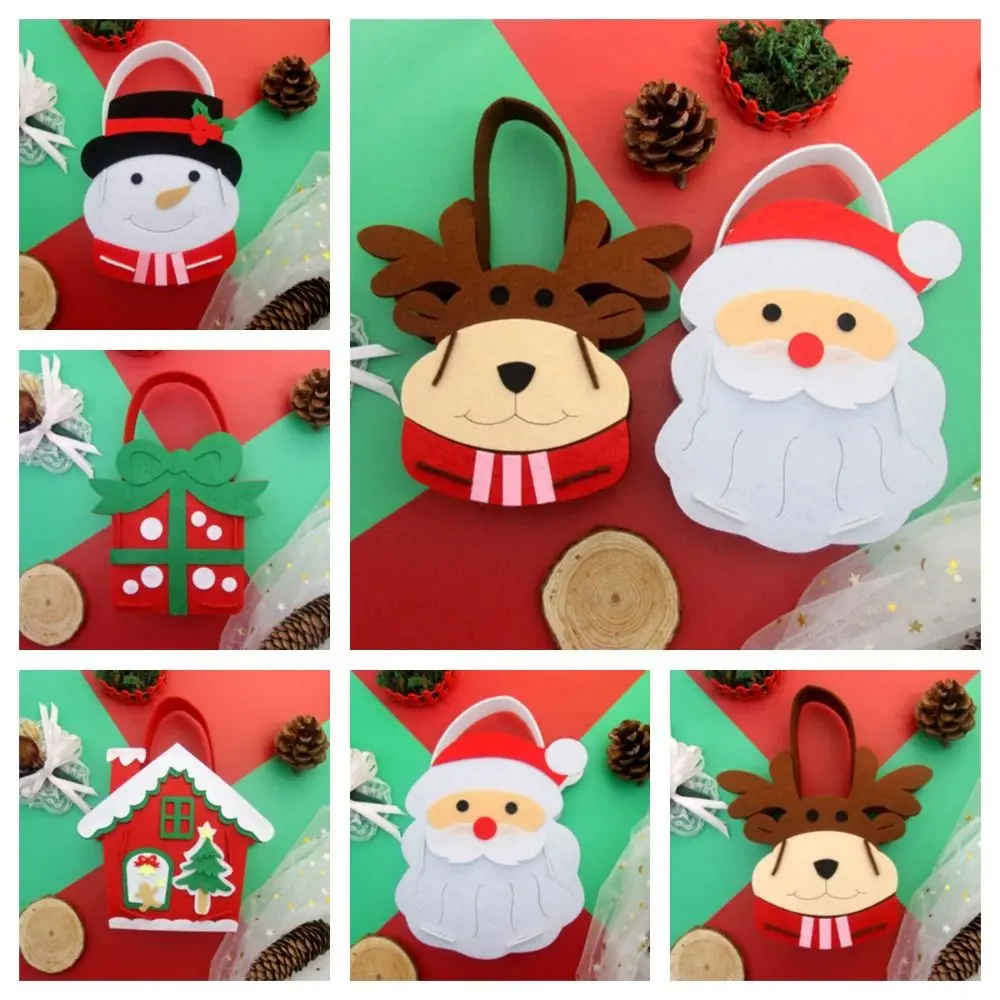 Non-woven Fabric DIY Xmas Candy Bag Snowman Gift DIY Christmas Bag Toy House Decoracion Kriss Kringle Portable Elk Handbag Xmas 
Non-woven Fabric DIY Xmas Candy Bag Snowman Gift DIY Christmas Bag Toy House Decoracion Kriss Kringle Portable Elk Handbag Xmas
