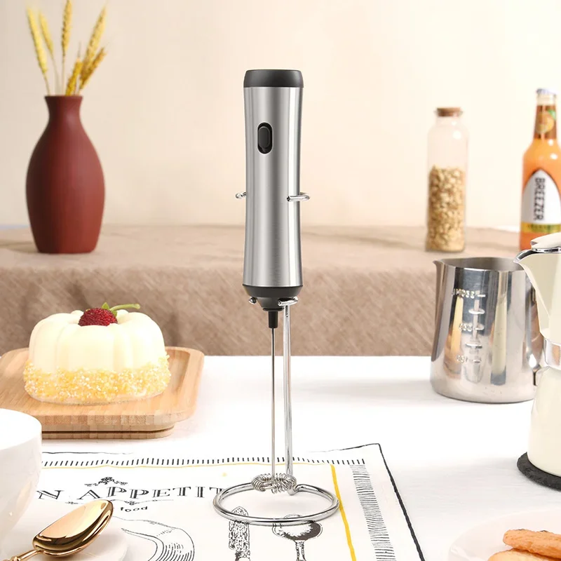 Powerful Milk Frother for Coffee with Upgraded Titanium Motor Frother Electric Whisk, Milk Foamer, Mini Mixer & Coffee Blender
Powerful Milk Frother for Coffee with Upgraded Titanium Motor Frother Electric Whisk, Milk Foamer, Mini Mixer & Coffee Blender