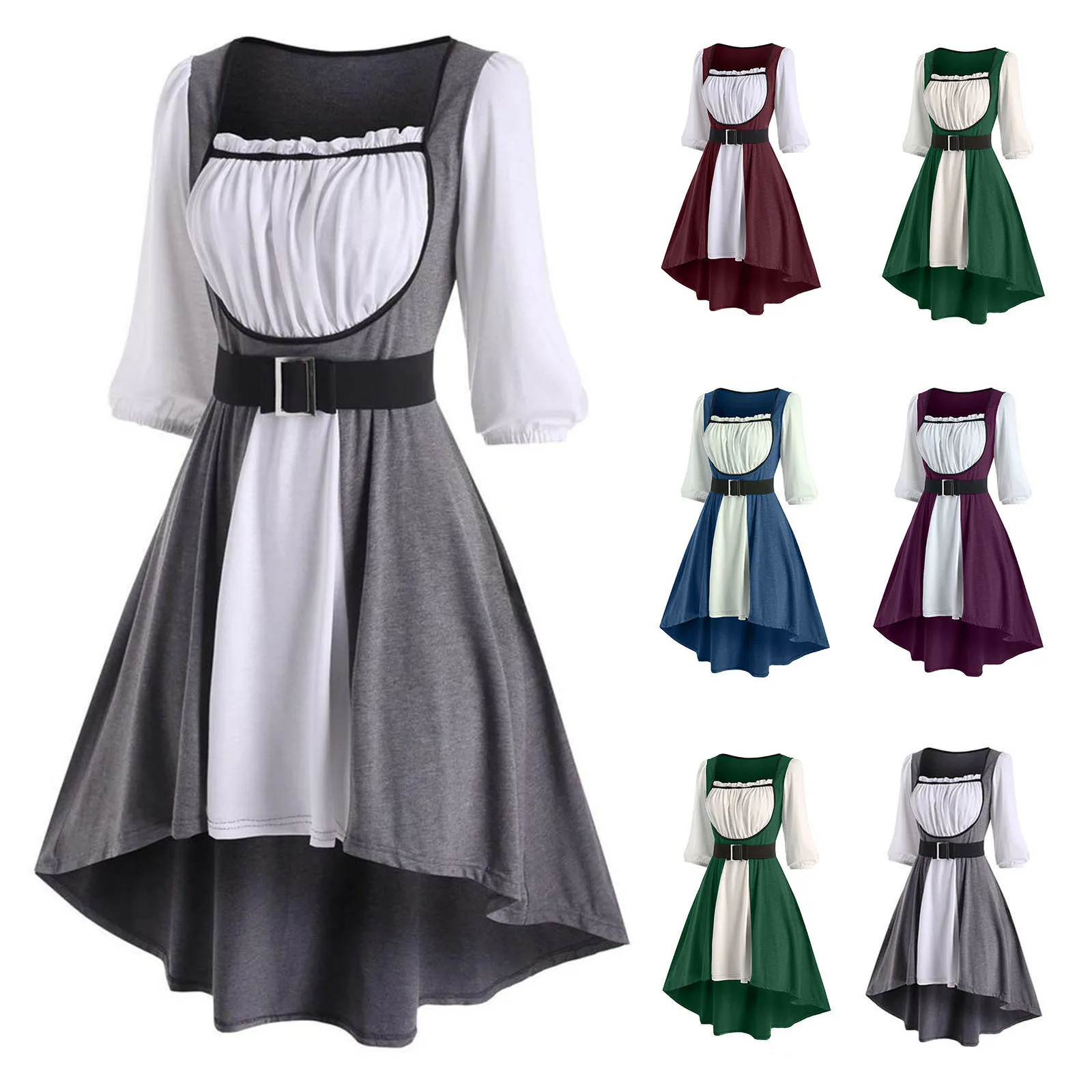 Женский костюм сказочного эльфа в винтажном средневековом стиле
Женский костюм сказочного эльфа в винтажном средневековом стиле