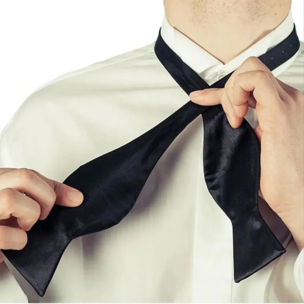 Adjustable Mens Bowties Self Bow Ties New Silk Satin Solid Color Men Vintage Bowtie Business Classic Wedding Party Ties
Adjustable Mens Bowties Self Bow Ties New Silk Satin Solid Color Men Vintage Bowtie Business Classic Wedding Party Ties