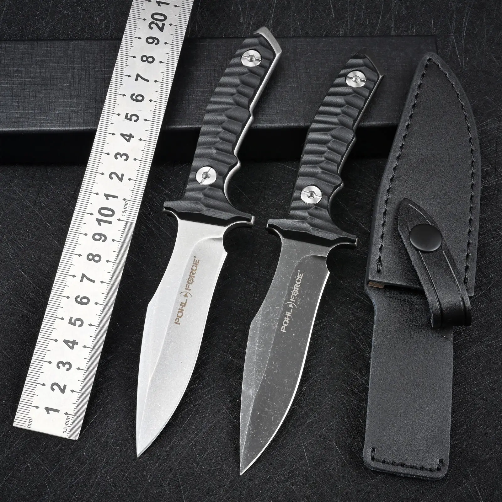 

Охотничий нож для повседневного использования, кемпинга, выживания, D2 стальные ножи с фиксированным клинком и ножнами, военный тактический для мужчин