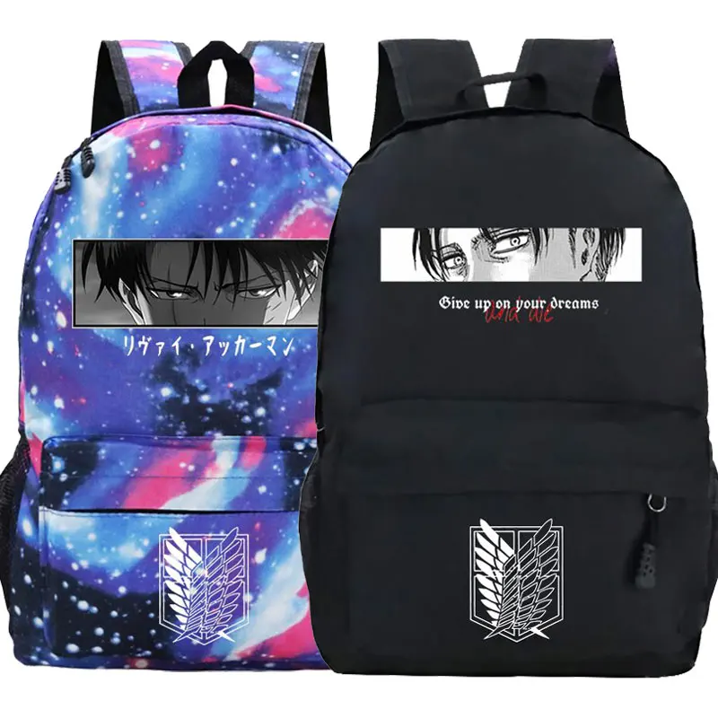 Anime Attack on Titan Backpack for Boys Japanese Manga Bookbag Travel Bag Children School bags Students Daily Bagpacks Mochilas
Anime Attack on Titan Backpack for Boys Japanese Manga Bookbag Travel Bag Children School bags Students Daily Bagpacks Mochilas