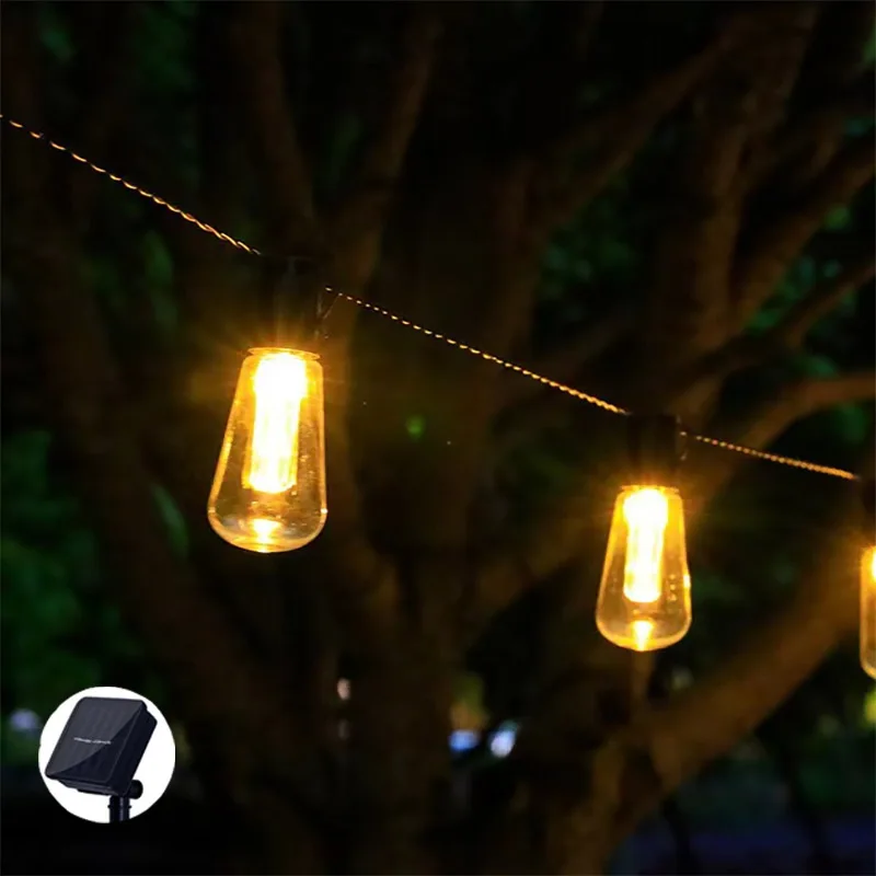 Fairy Solar S14 Bulb Light String Wedding Decorations for Home Atmosphere Lighting Christmas Globe Garden garland Outdoor Decor
Fairy Solar S14 Bulb Light String Wedding Decorations for Home Atmosphere Lighting Christmas Globe Garden garland Outdoor Decor